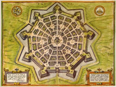 puzzle model Civitates Orbis Terrarum : Palma Nova (près de Venise)