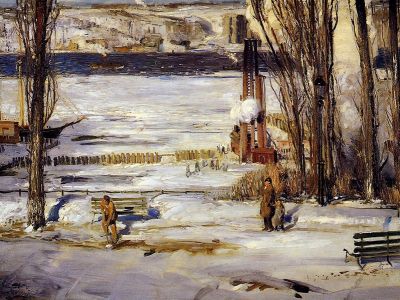puzzle model A Morning Snow Hudson River