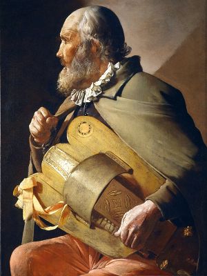 puzzle model The Blind Hurdy-Gurdy Player