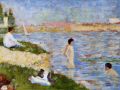 thumbnail Study for Bathers at Asnières