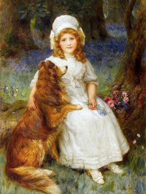 puzzle model Girl With Dog