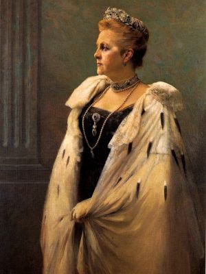 puzzle model Official portrait of Queen Olga of Greece
