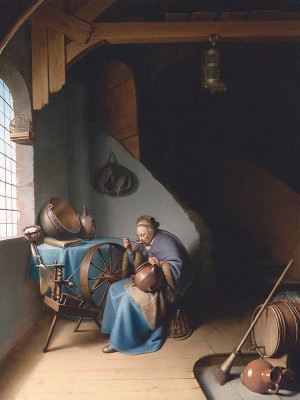puzzle model Woman Eating Porridge
