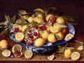 thumbnail Nature morte avec porcelaine chinoise, citrons et grenades