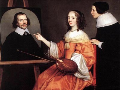 puzzle model Margareta Maria De Roodere and Her Parents