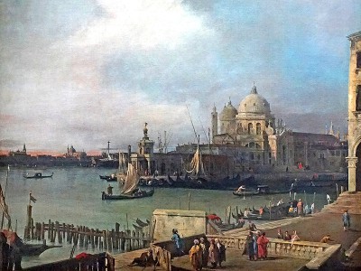 puzzle model L'Entrée du Grand Canal, avec Santa Maria della Salute et le canal de la Giudecca