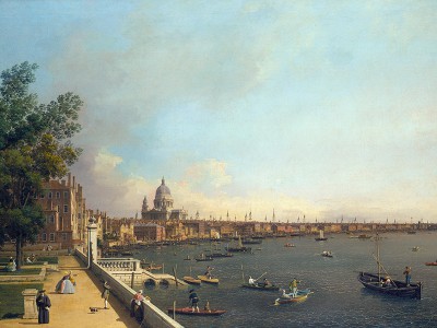 puzzle model The Thames and the City of London from Somerset House Terrace