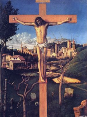 puzzle model Crucifixion avec cimetière juif