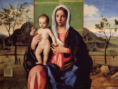 puzzle model La Vierge à l'Enfant bénissant