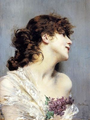 puzzle model Young Woman Profile