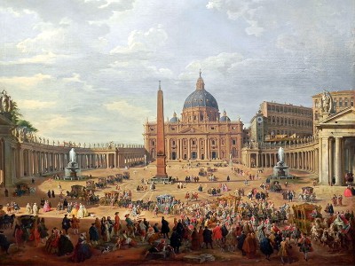 puzzle model Départ du duc de Choiseul de la place Saint-Pierre de Rome