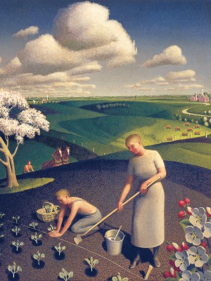 puzzle model Spring in the Country