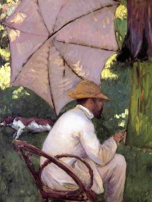 puzzle model Painter Under His Parasol