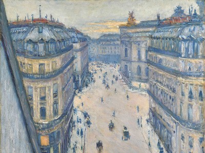 puzzle model Halévy Street, View from the Sixth Floor