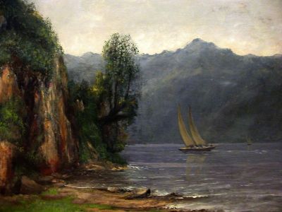 puzzle model Landscape with Lake Geneva