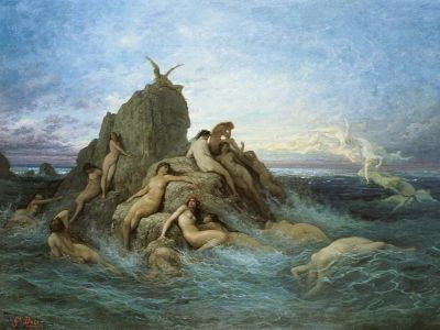 puzzle model Oceanides (Naïads of the Sea)