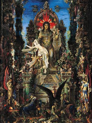 puzzle model Jupiter and Semela (detail)