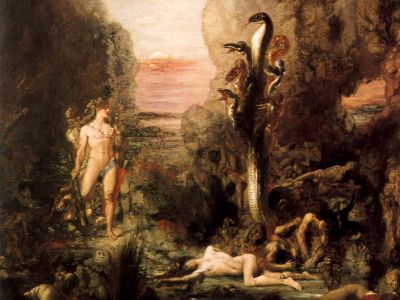 puzzle model Herakles and The Lernaean Hydra