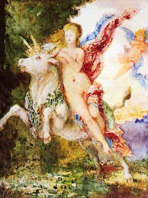 puzzle model Europa and The Bull