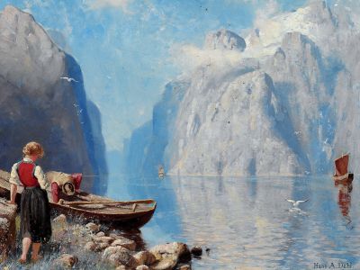 puzzle model Norwegian Fjord Landscape