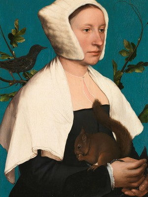 puzzle model Portrait of Anne Lovell with a Squirrel and a Starling