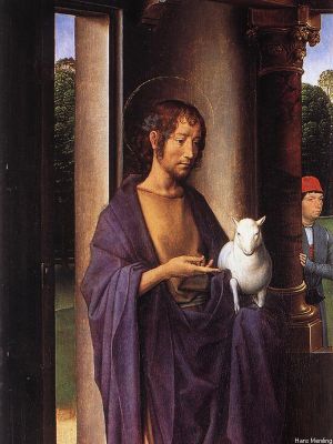 puzzle model St John The Baptist : tryptique John Donne, left pannel