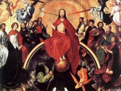 puzzle model Last Judgment, Triptych (top of center pannel)