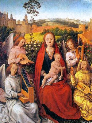puzzle model Virgin And Child with Musician Angels