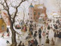thumbnail A Winter Scene with Skaters near a Castle