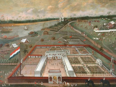 puzzle model The Trading Post of the Dutch East India Company in Hooghly, Bengal