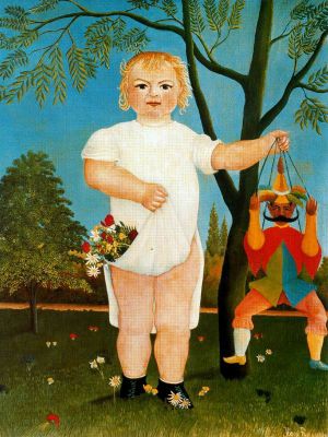 puzzle model Child with Puppet (or To Celebrate the Baby)
