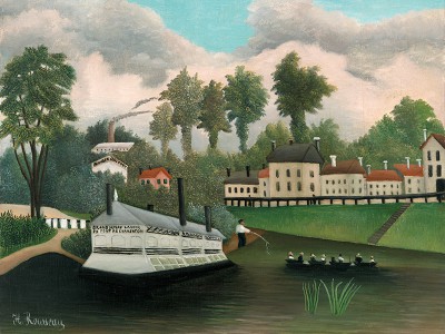 puzzle model The Laundry Boat of Pont de Charenton