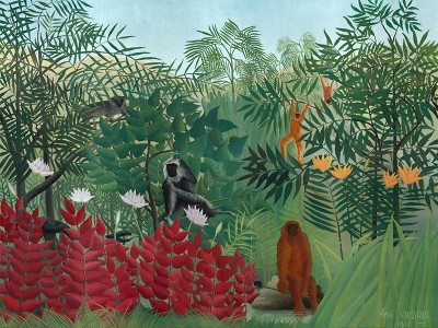puzzle model Tropical Forest with Monkeys