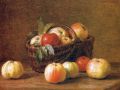 thumbnail Pommes dans un panier et sur la table