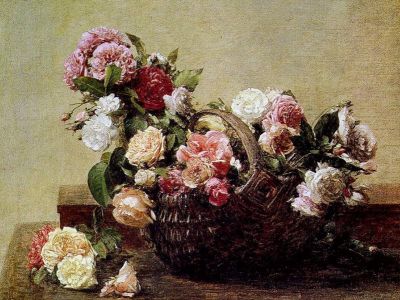 puzzle model A Basket of Roses