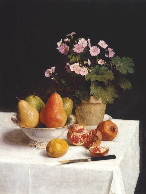 puzzle model Still life (primroses, pears and promenates)