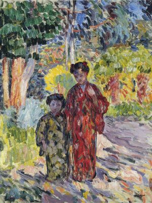 puzzle model Marthe And Nono In Japanese Robes