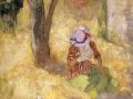 thumbnail A Woman Reading In A Garden