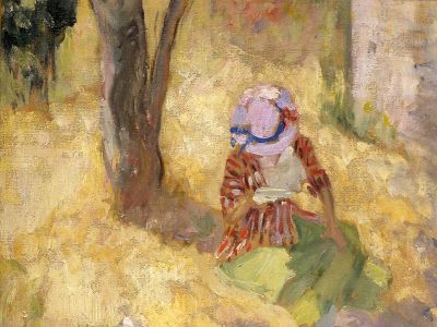 puzzle model A Woman Reading In A Garden