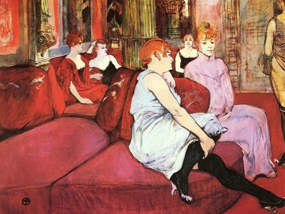 puzzle model In Salon of rue des Moulins