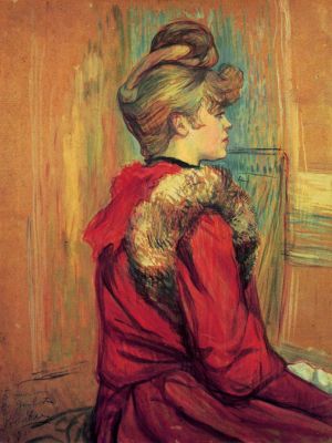 puzzle model Girl in a Fur, Mademoiselle Jeanne Fontaine