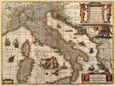 puzzle model Map of Italy