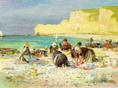 puzzle model Etretat