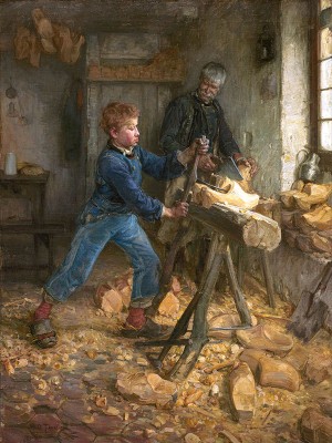puzzle model The Young Sabot Maker