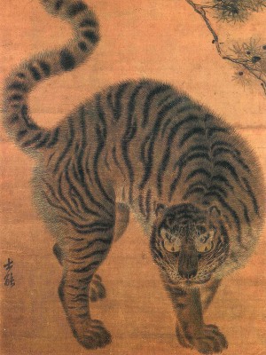 puzzle model Tiger under the Pine Tree