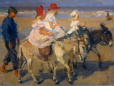 puzzle model Donkey Riding on the Beach