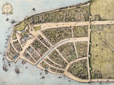 puzzle model Map of Southern Manhattan circa 1660