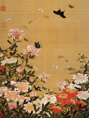 puzzle model Peonies and Butterflies
