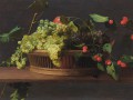 thumbnail A Basket of Grapes and Raspberries on a Ledge