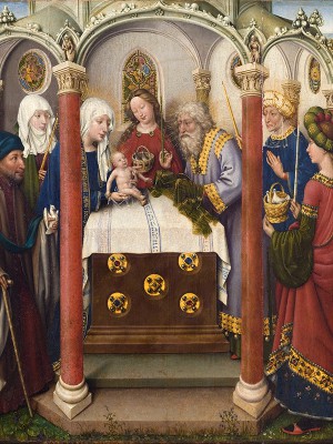 puzzle model Altarpiece of the Virgin : Presentation in the Temple